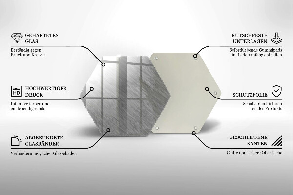 Chopping board glass Metal texture background