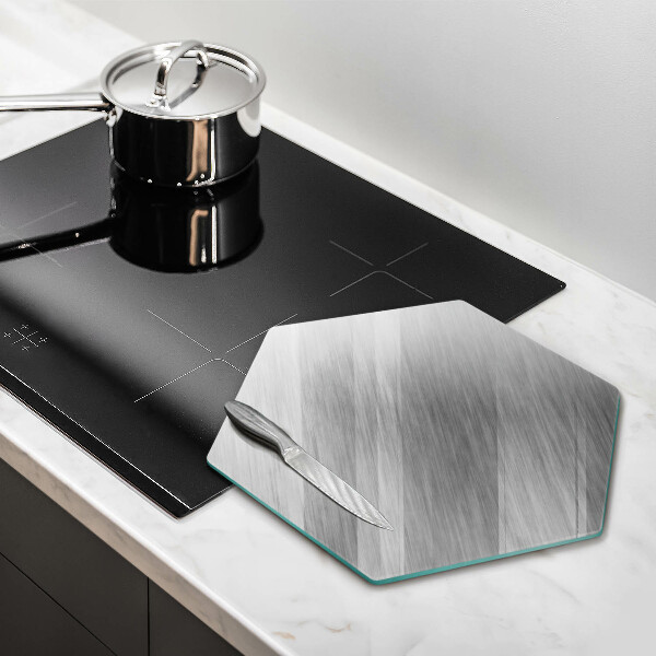 Chopping board glass Metal texture background