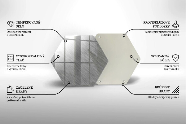 Chopping board glass Metal texture background