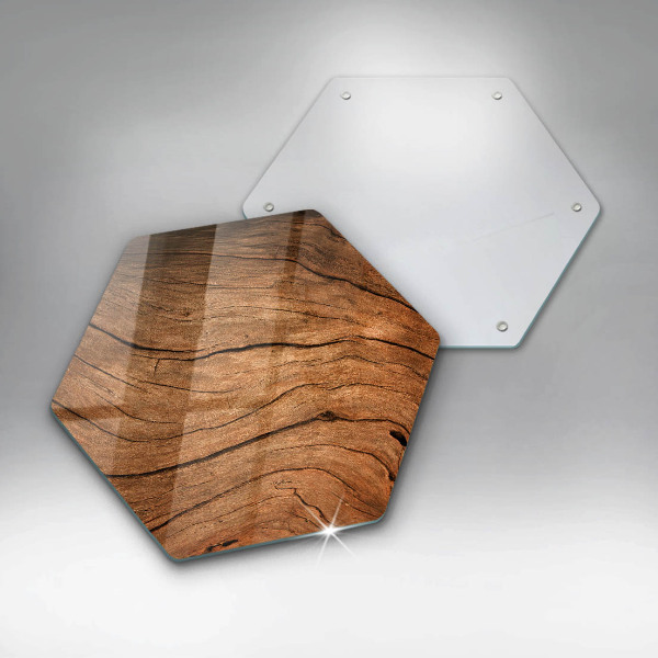 Chopping board glass Wood board texture