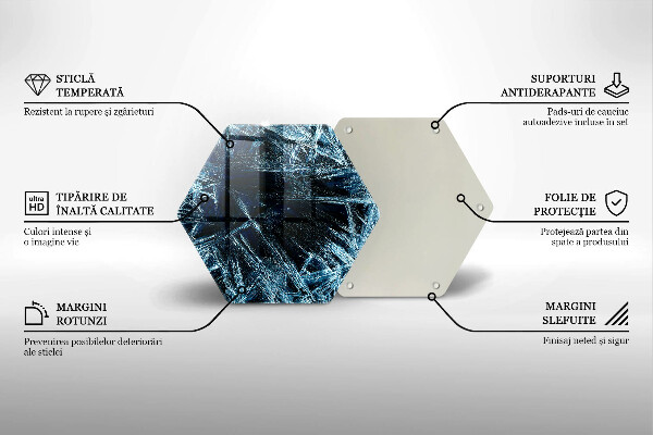 Chopping board Sharp ice structure