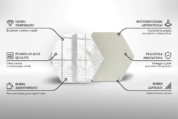 Chopping board Abstraction shapes