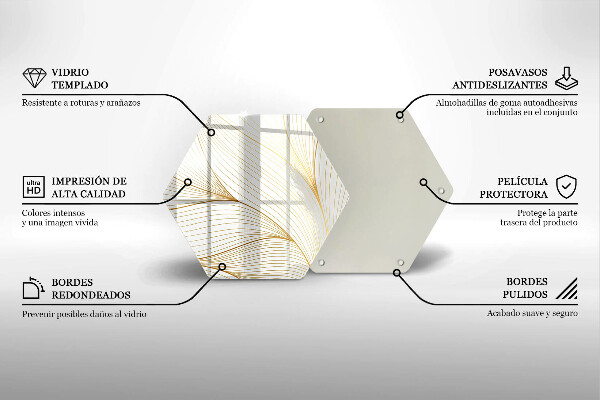 Chopping board Modern Line pattern