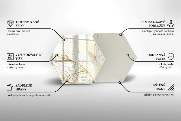 Chopping board Modern Line pattern