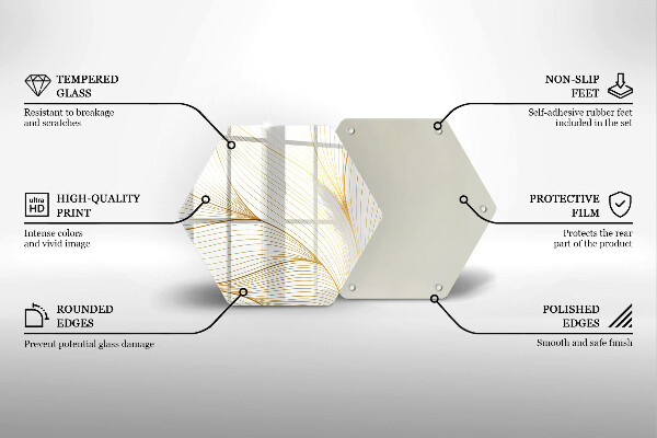 Chopping board Modern Line pattern