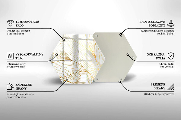 Chopping board Modern Line pattern