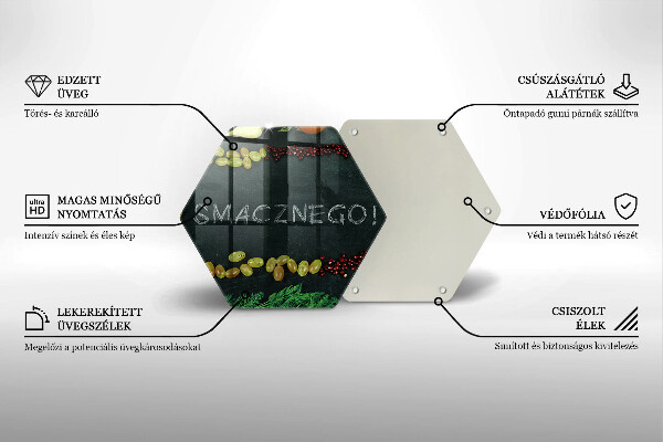 Chopping board The inscription Tasty!