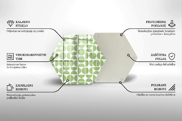 Chopping board Boho shapes