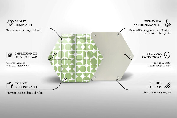 Chopping board Boho shapes