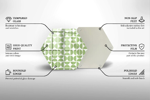 Chopping board Boho shapes