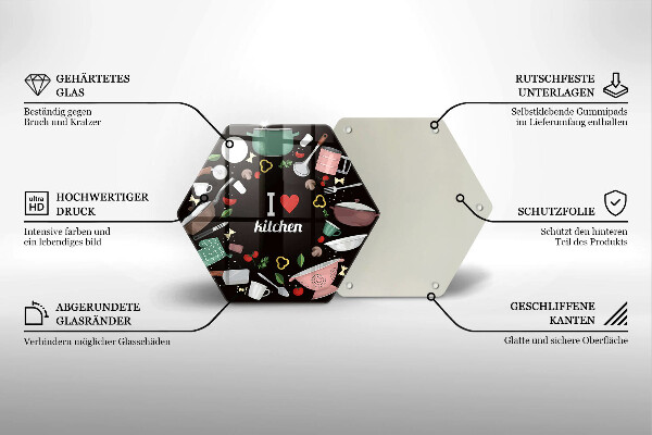 Chopping board Illustration I Love Kitchen