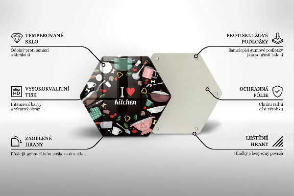 Chopping board Illustration I Love Kitchen