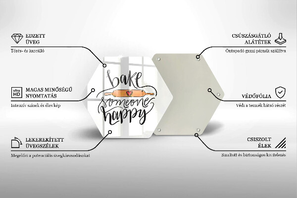 Chopping board Bake some happy