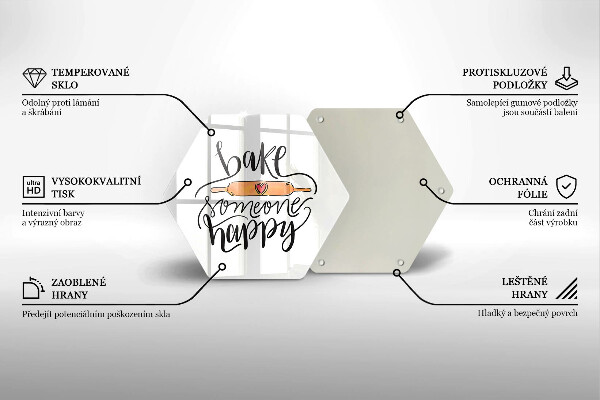 Chopping board Bake some happy