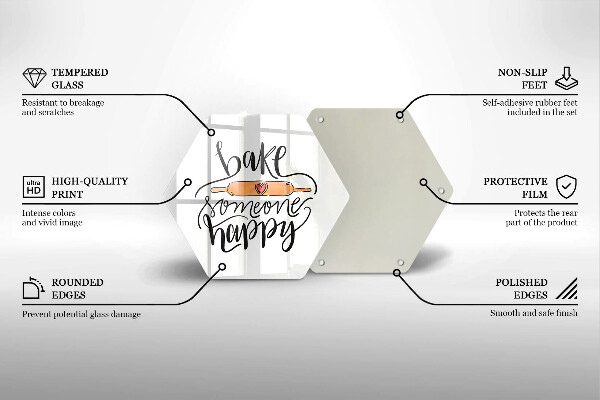 Chopping board Bake some happy