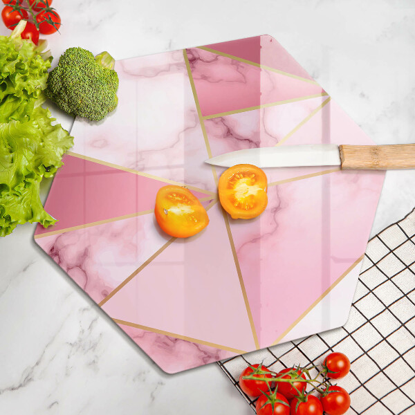 Chopping board Geometric marble