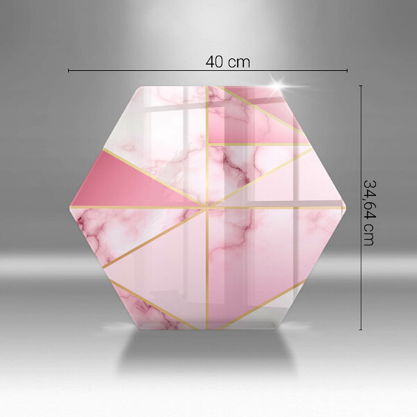 Chopping board Geometric marble