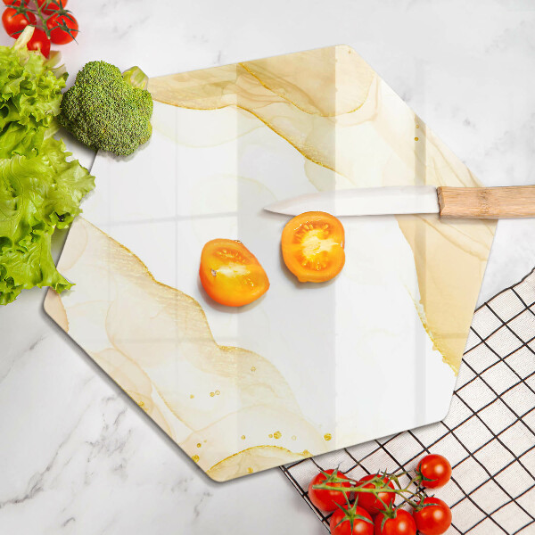 Chopping board Golden abstraction