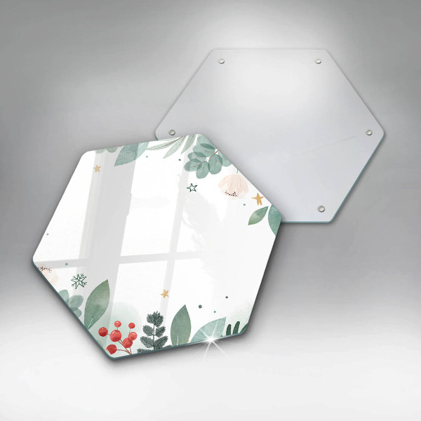 Chopping board Watercolors leaves