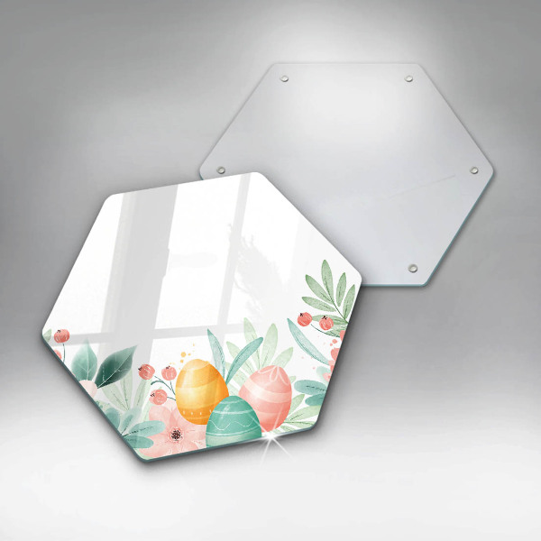 Chopping board Easter eggs