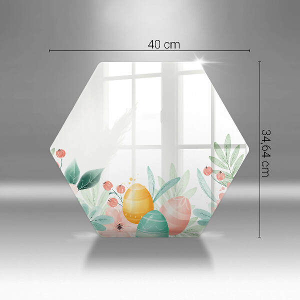 Chopping board Easter eggs