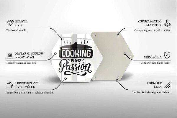 Chopping board Cooking is my passion