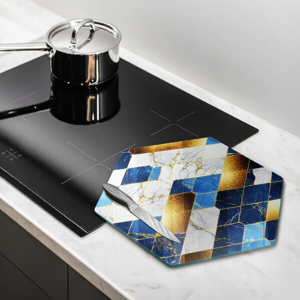 Chopping board Golden Rombs Marble