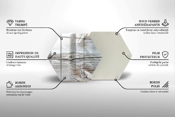 Chopping board Bright wood structure