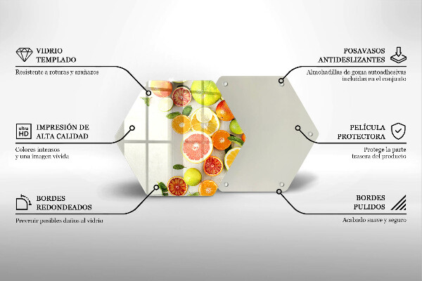Chopping board Fruits citruses