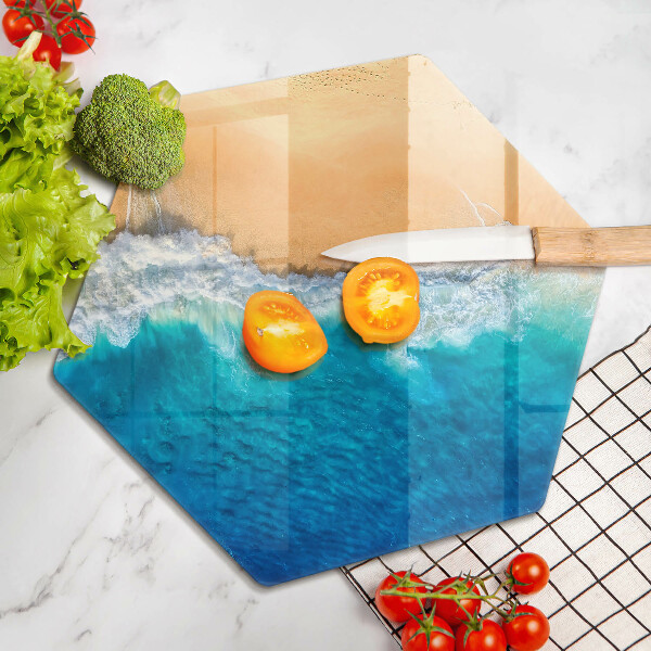 Chopping board Beach and sea