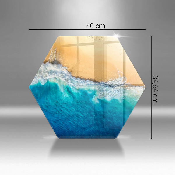 Chopping board Beach and sea