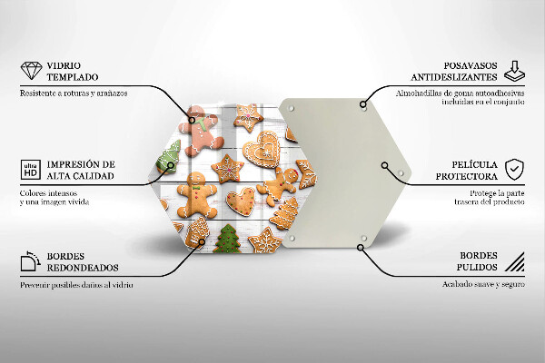 Chopping board Christmas gingerbread