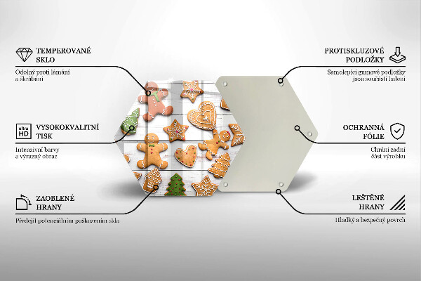 Chopping board Christmas gingerbread