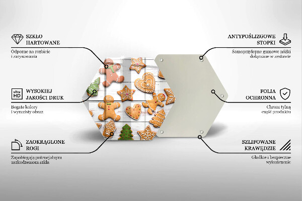 Chopping board Christmas gingerbread