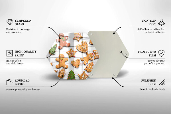 Chopping board Christmas gingerbread