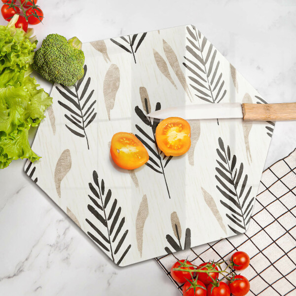 Chopping board Boho plants