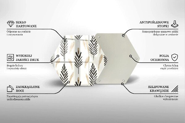 Chopping board Boho plants