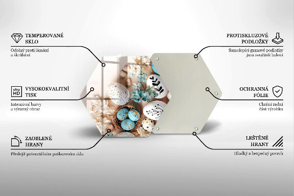 Chopping board Easter decorations