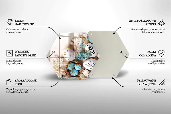 Chopping board Easter decorations