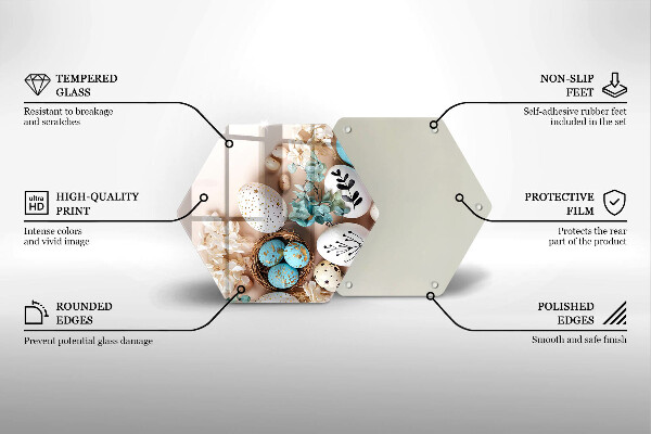 Chopping board Easter decorations