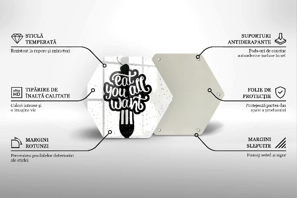 Chopping board The inscription Eat You All Want