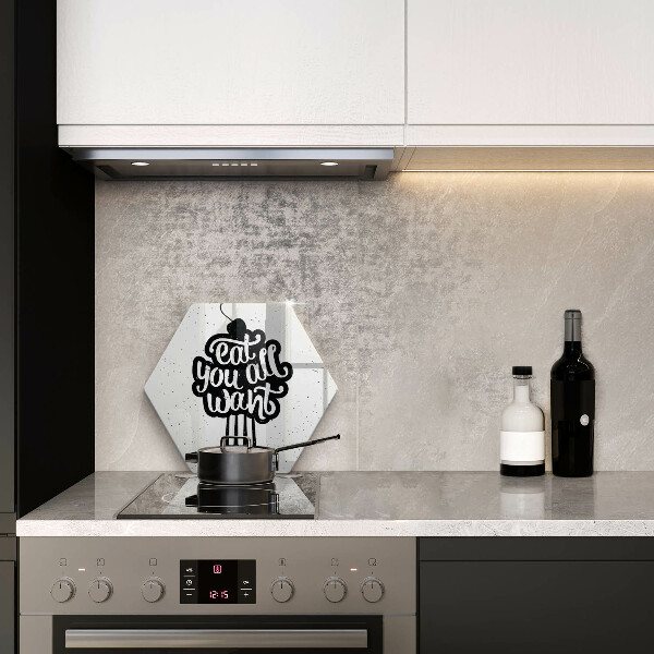 Chopping board The inscription Eat You All Want