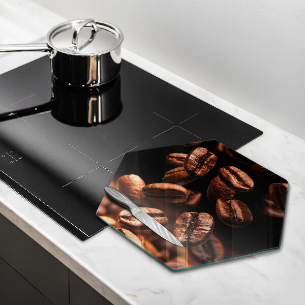 Chopping board Brown coffee beans