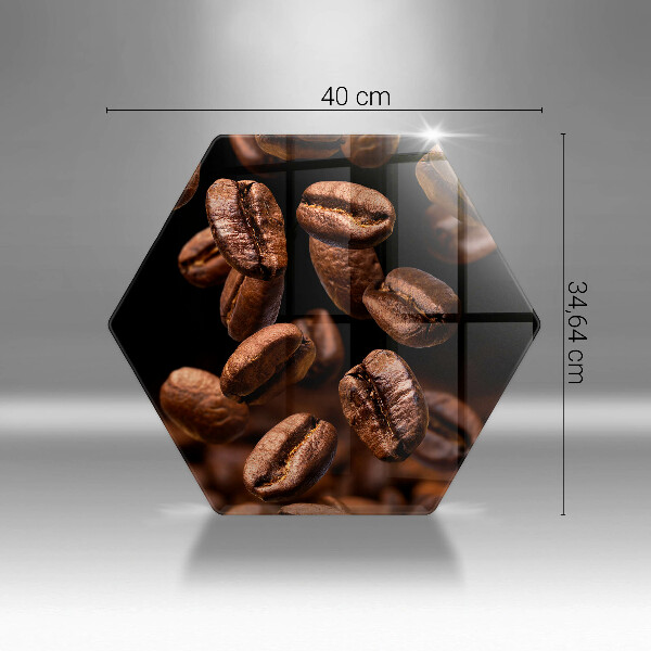 Chopping board Brown coffee beans