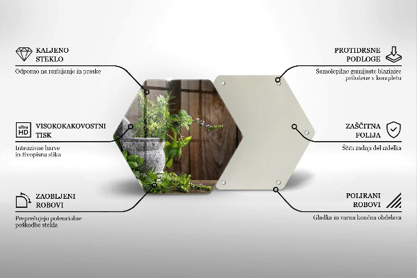 Chopping board Green herbs