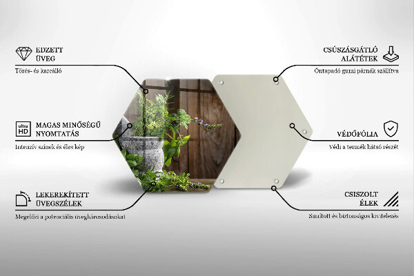 Chopping board Green herbs