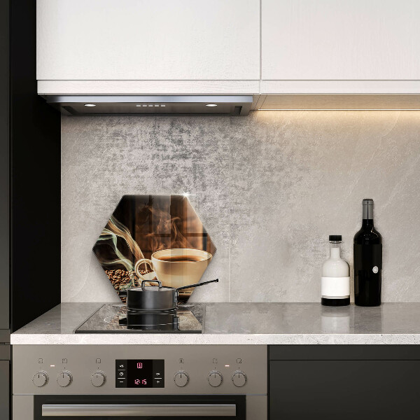 Chopping board Cup and coffee beans