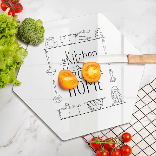 Chopping board Inscription, sentence