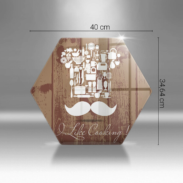 Chopping board Inscription and like cooking