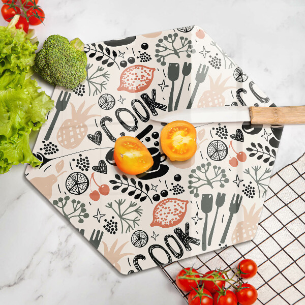 Chopping board Drawing kitchen theme